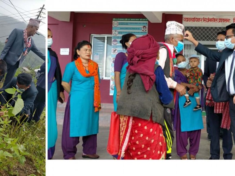 रूकुम पश्चिममा पनि विभिन्न कार्यक्रम गरी निजामति सेवा दिवस मनाइयाे